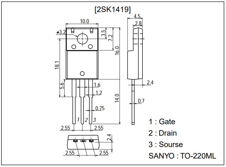 K1419 CH-N 60V 15A