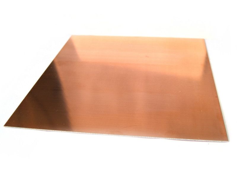 Placa Fenólica 30cm X 30cm, de una cara de cobre