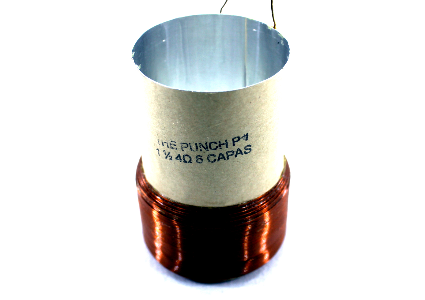 Bobina 1 1/2 tipo TP P1, Aluminio en 4 Ohms 6C 2P