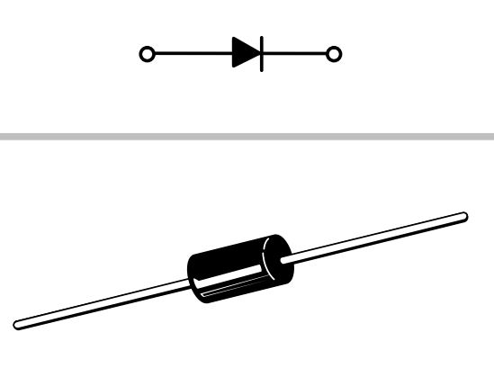 1N4007 Diodo rectificador de 1000V, 1A