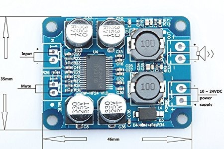Modulo Amplificador Monogral de  60w, TPA3118 