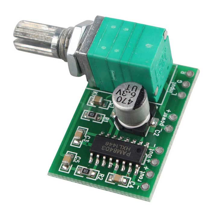 Modulo Amplificador estéreo PAM8403 C/Control