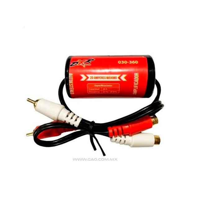 Supresor de ruido 20A DXR para car audio