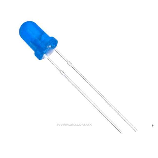 Led Difuso Azul 5mm