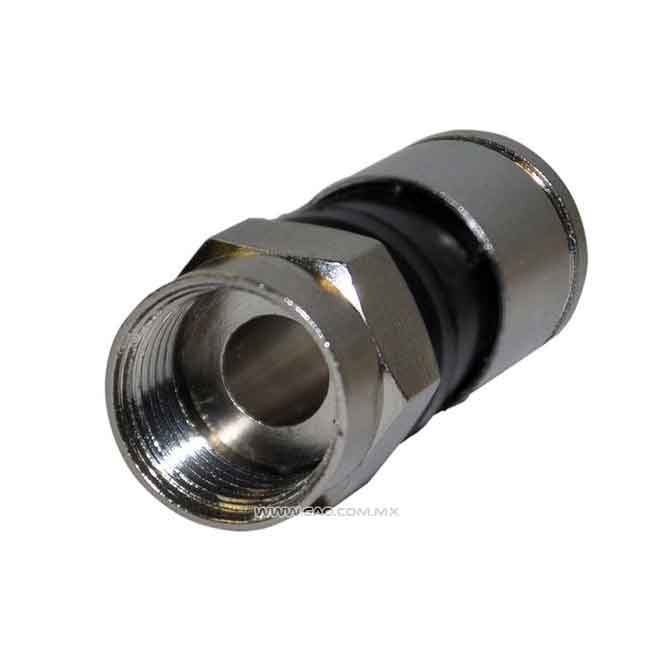 Campana F para coaxial RG-6 para ponchar
