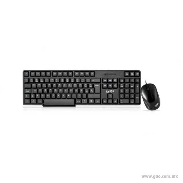 Kit Teclado Y Mouse Alámbrico Ghia GTA100