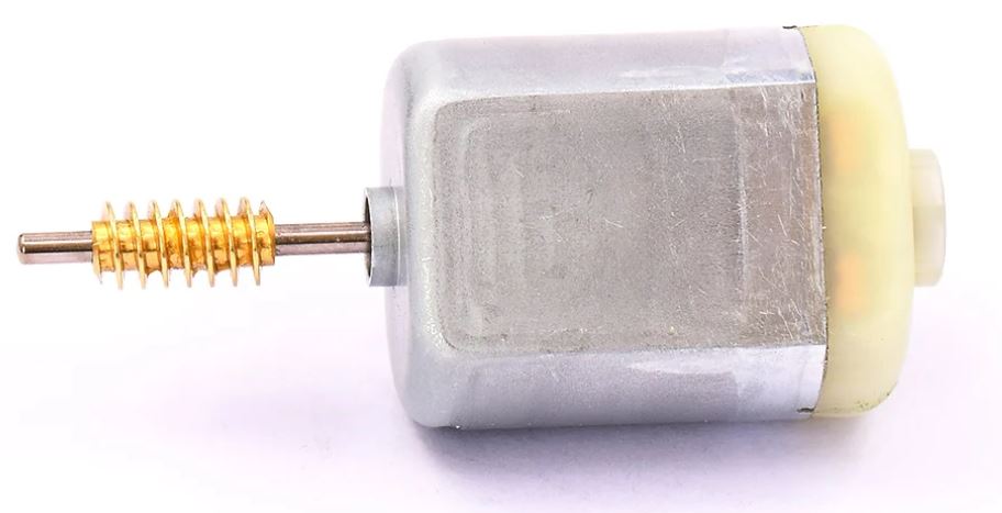 Motor 12Vdc con engranaje helicoidal para coche