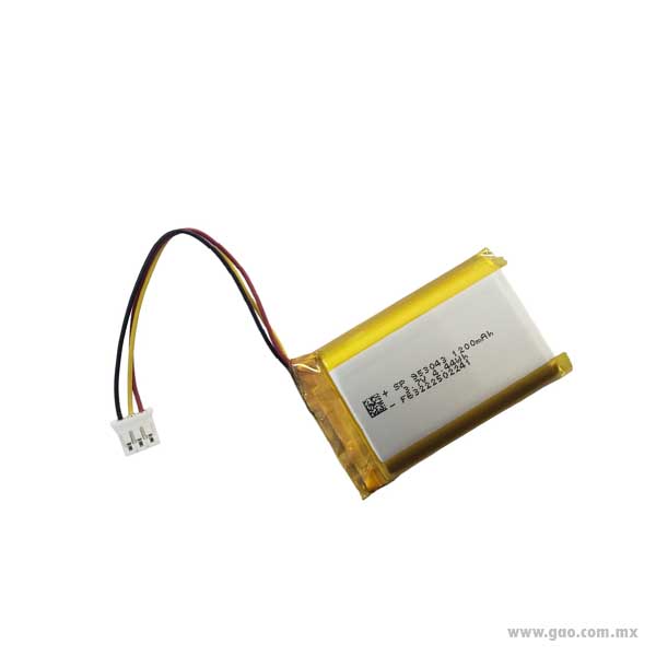 Batería Litio 3.7V 1200mA