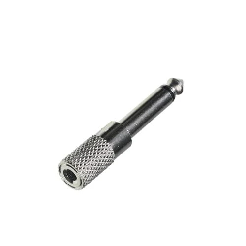 Adaptador jack 3.5 a plug 6.3 mono metalico