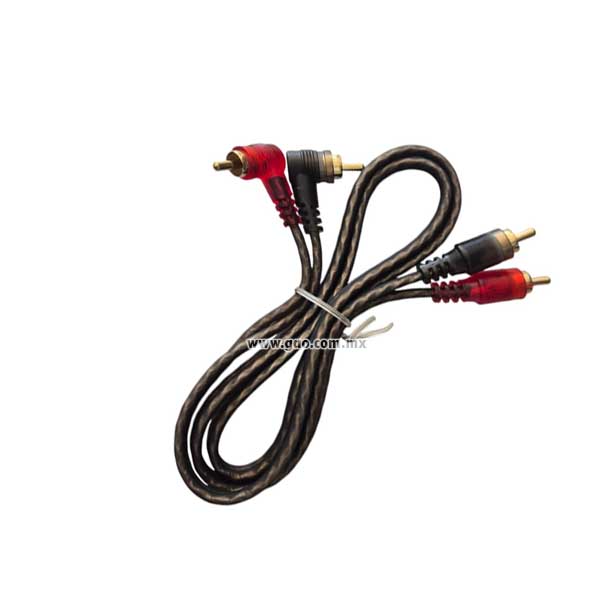 Cable Audio 90cm 2 Plugs Rca - 2 Plugs Rca L, Cobre