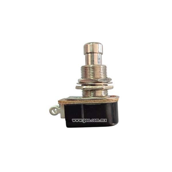 Switch Push ON-OFF 2 Patas para Pedal de Efectos de Guitarra