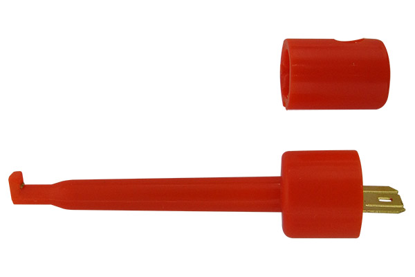 Punta con gancho de prueba Rojo