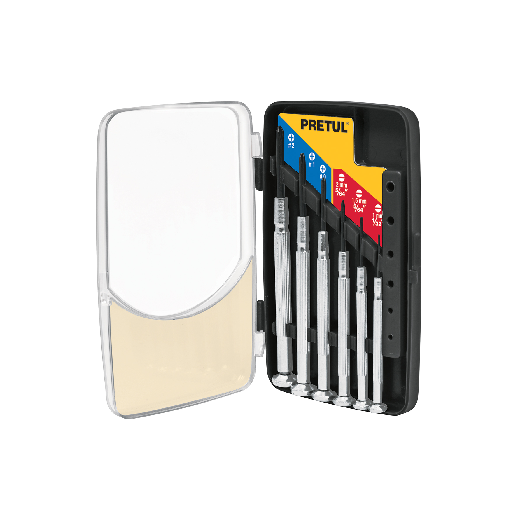 Kit 6 desarmadores de precisión 