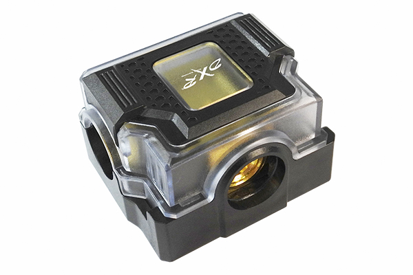 Distribuidor de corriente 2 vías, 1 entrada 0 AWG a 2 salidas 0 AWG