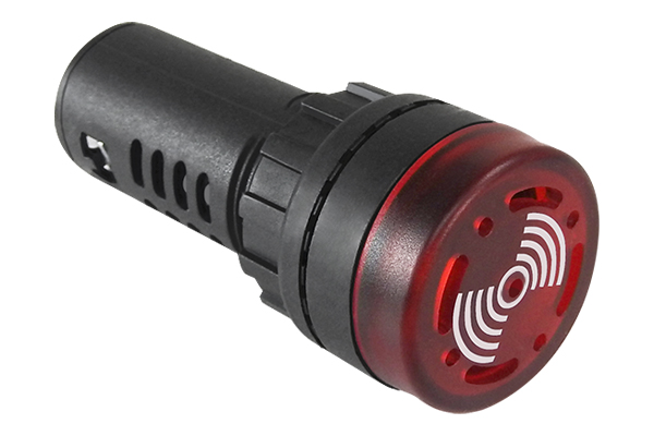 Indicador piloto 12V~24V con alarma Rojo