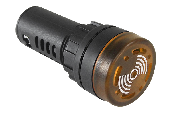 Indicador piloto 12V~24V con alarma Ambar