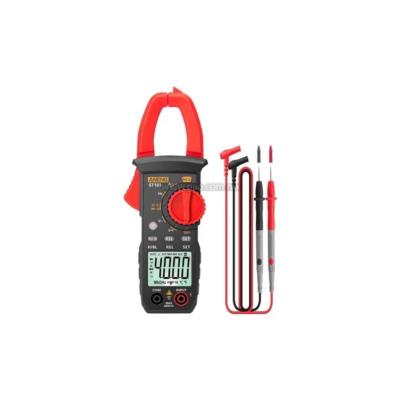 Multímetro Digital de Pinza ANENG ST181