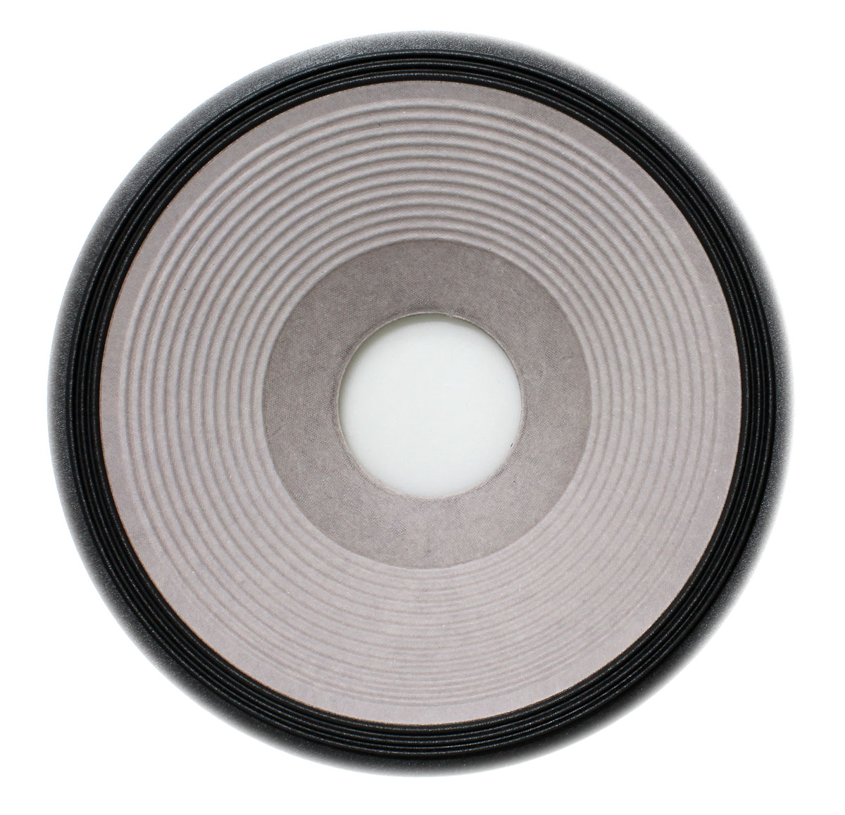 Cono 18 cartón tipo JBL p/bobina 4, suspensión de tela negro nacional