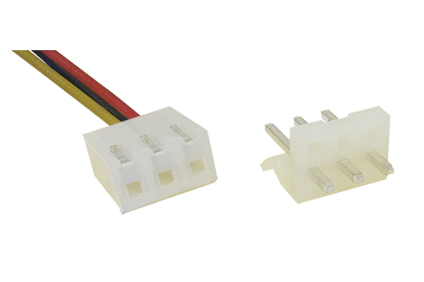 Conector pitch  3 pines, macho a base y hembra c/cable