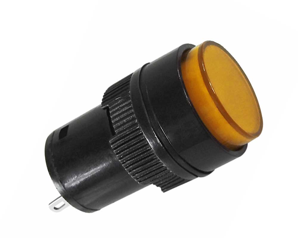 Indicador con piloto de 24 Vcc Amarillo