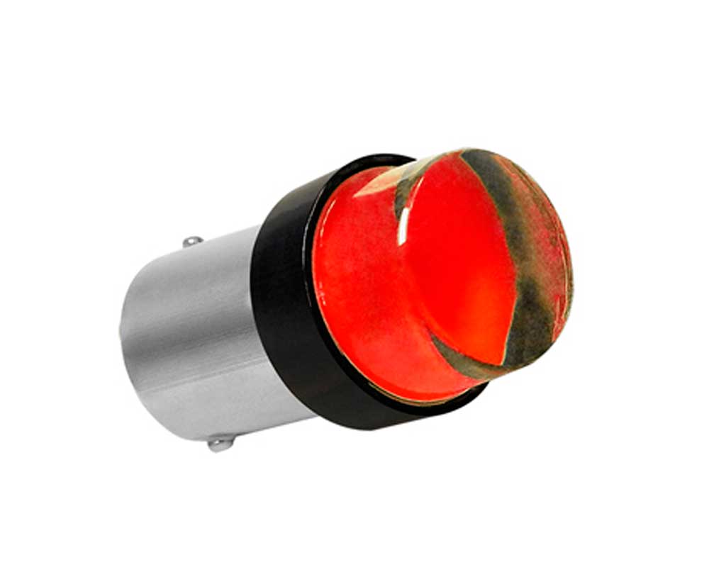 Par LED tipo COB 1 polo color Rojo