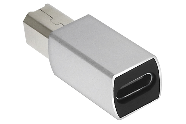 Adaptador USB-B macho a USB-C hembra