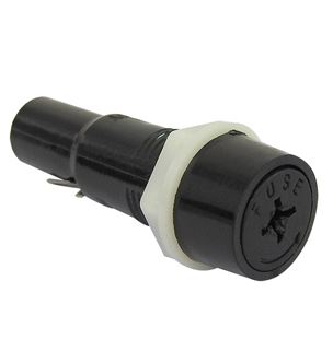 Portafusible Europeo chasis c/segurio tornillo tipo philips 