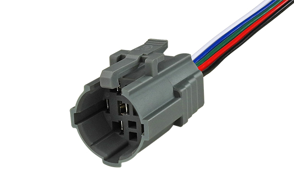 Base c/cables para interruptor de 5 pines Ø 19mm